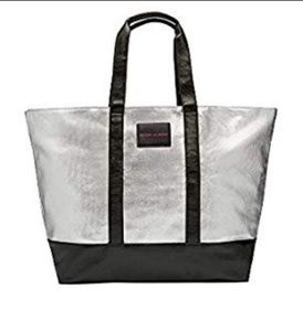 Victoria's Secret Bags - Victoria's Secret Silver Tote Bag Victoria's Secret Bags - Victoria's Secret Silver Tote Bag